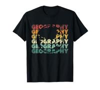 Geografía Cartografía Geógrafo Camiseta