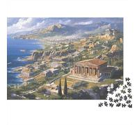 Geografía de la Antigua Grecia Rompecabezas Puzzle,70x50cm/1000pcsAdulto Juego Educativo Decoración del Hogar