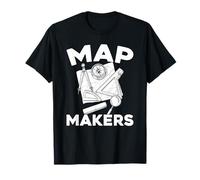 Geografía Equipo Mapas - Topografía Cartógrafo Camiseta