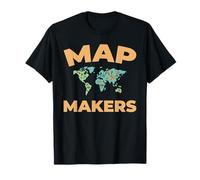 Geografía Equipo Topografía - Mapas Cartógrafo Camiseta