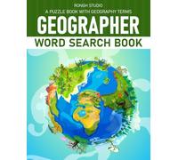 Geographer Word Search Book: Geography Terms Themed Puzzles