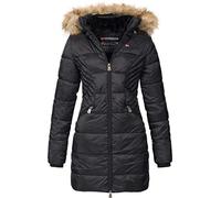 Geographical Norway Abby - Chaqueta Acolchada para Mujer (Negro, M)