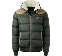 Geographical Norway Abraham - Chaqueta acolchada de invierno para hombre (tallas S-5XL), gris oscuro, XXXXXL