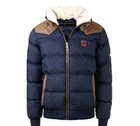 Geographical Norway Abraham Hombre Chaqueta De Invierno Chaqueta plumífero Edredón (Tallas S - XXL) (Marino, XL)