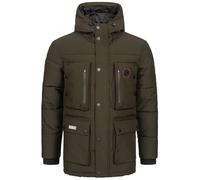 Geographical Norway Albert Men - Parka Cálida Grande De Otoño Invierno Para Hombre - Chaqueta Cortavientos Para Hombre - Rego Elegante Ide Para Hombres (Caqui M)