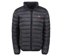 Geographical Norway Amigolor Men Basic - Chaqueta Cortavientos Para Hombre - Chaqueta Impermeable De Manga Larga - Ideal Para La Temporada De Senderismo Primavera Verano Otoño Invierno (Negro XXL)