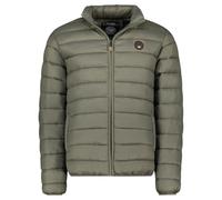 Geographical Norway Amigomap Basic Hombre - Plumífero Fino Ligero y Cálido - Chaqueta Acolchada con Capucha - Chaqueta Aislante Ideal Otoño Invierno Exterior, caqui, S