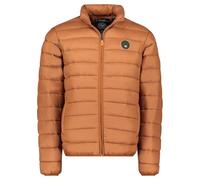 Geographical Norway Amigomap Basic Hombre - Plumífero Fino Ligero y Cálido - Chaqueta Acolchada con Capucha - Chaqueta Aislante Ideal Otoño Invierno Exterior, marrón claro, M
