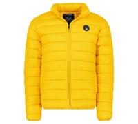 Geographical Norway Amigomap Basic Hombre - Plumífero Fino Ligero y Cálido - Chaqueta Acolchada con Capucha - Chaqueta Aislante Ideal Otoño Invierno Exterior, mostaza, XL