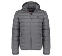 Geographical Norway AMIGOTAL HOOD DB DENIM BLUE MEN 233 DENIM (WZ5178H/GN-JEAN) - Chaqueta con capucha para hombre, color azul marino, forro polar, gris oscuro, L