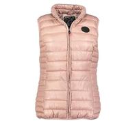 Geographical Norway Annecy Vest Basic Lady - Chaqueta Mujer Cálida Esqui - Abrigo Para Mujeres Sin Capucha - Parka Elegante A Prueba De Viento - Otono Invierno Primavera (Rosa Antiguo M)