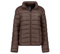 Geographical Norway ATIKAMAP para Mujer - Anorak ligero acolchado de media temporada - Chaqueta caliente de uso diario - Chaqueta de exterior cortavientos con capucha desmontable - Estilo urbano otoño