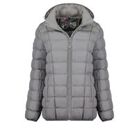 Geographical Norway Babette Lady Short, Parka de mujer Mujer, Gris Clair,