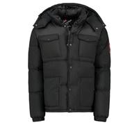 Geographical Norway Bareda Men Chaqueta a prueba de viento para hombre al aire libre - Chaqueta de manga larga para hombre - Abrigo lluvioso senderismo temporada primavera verano otoño invierno (negro