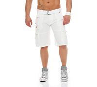 Geographical Norway Bermuda Shorts Parachute Men, Farbe:White;Hosengröße:M