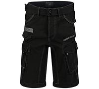 Geographical Norway Bermuda Shorts Parasol Men, Color:Black, Size Pants:S