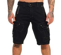 Geographical Norway - Bermudas para hombre, color negro, talla S