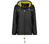 Geographical Norway Boat Lady - Chaqueta cortavientos para mujer - Chaqueta de manga larga para mujer - Chaqueta táctica (Negro XL Talla 4)