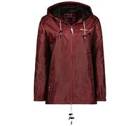 Geographical Norway Boat Lady - Chaqueta cortavientos para mujer - Chaqueta de manga larga para mujer - Chaqueta táctica (Borgoña XL Talla 4)