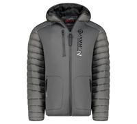 Geographical Norway Briwood Men - Chaqueta Cortavientos Para Hombre - Chaqueta Impermeable De Manga Larga - Ideal Para La Temporada De Senderismo Primavera Verano Otoño Invierno (Gris Oscuro S)