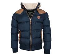 Geographical Norway Cálida chaqueta de invierno acolchada para hombre azul marino S