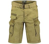 Geographical Norway Cargo - Pantalón Corto para Hombre Mastic XXL