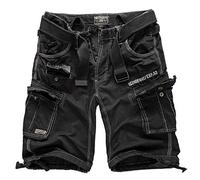 Geographical Norway Cargo Shorts Pantalones Cortos Bermudas con Cinturón Pantalones Cortos Hunter En Bundle con UD Pañuelo