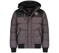 Geographical Norway Chaqueta acolchada de invierno para hombre - Anorak cálido con forro - Chaqueta de esquí y snowboard para exteriores para invierno/otoño en pack con gorro UD, M