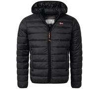 Geographical Norway Chaqueta acolchada de invierno para hombre - Anorak cálido - IMS Production - Chaqueta para exteriores de SKI y Snowboard para invierno/otoño, Negro, XXL