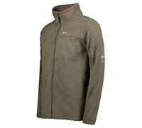 Geographical Norway Chaqueta de entretiempo cálida para hombre de forro polar Tamazonie - Brandiing, caqui, M (grande)