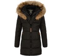 Geographical Norway Chaqueta de invierno para mujer Parka con capucha de piel Cora IMS Production S M L XL XXL, L