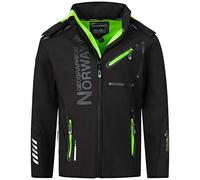 Geographical Norway Chaqueta de softshell funcional para hombre, impermeable en Bundle con gorro urbandreamz, Navy RO