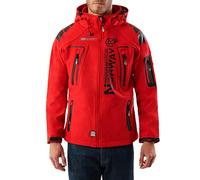Geographical Norway Chaqueta de softshell funcional para hombre, impermeable en Bundle con gorro urbandreamz, Red Tn., S