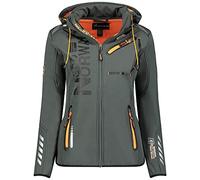 Geographical Norway Chaqueta Reine Lady Chaqueta Mujer Poliéster Gris Oscuro