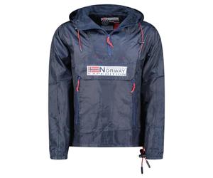 Geographical Norway Choupa Men - Chaqueta Cortavientos Para Hombre - Chaqueta Impermeable De Manga Larga - Ideal Para La Temporada De Senderismo Primavera Verano Otoño Invierno (MARINO L)