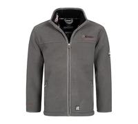 Geographical Norway Distribrands Ubolt Men - Vellón Hombres Cálidos Grueso Zip - Hombres Cálidos Invierno Sudadera Chaqueta Suave - Sudadera De Manga Larga Forrada - Ide Otoño Invierno (Gris oscuro-L)