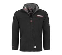 Geographical Norway Distribrands Ubolt Men - Vellón Hombres Cálidos Grueso Zip - Hombres Cálidos Invierno Sudadera Chaqueta Suave - Sudadera De Manga Larga Forrada - Ide Otoño Invierno (Negro-XXL)