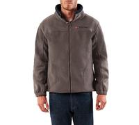 Geographical Norway Forro polar caliente para hombre, chaqueta de invierno, chaqueta de entretiempo, exteriores gris oscuro S