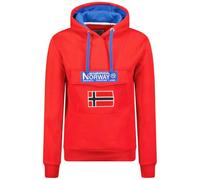 Geographical Norway GADRIEN RED-Blue DB Men 054 (WW6120H/GN/Red) Chaqueta con capucha para hombre, color rojo, talla M