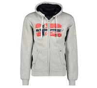 Geographical Norway gayto Men Sudadera con Capucha con Bolsillo Canguro para Hombre, Sudadera con Logo Sudadera con Capucha Manga Larga cálida, Hombre Multi Temporada (Gris Claro L)