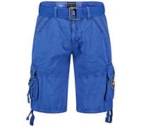 Geographical Norway Geo Norway Pantheon Men -Calzoncillos/Bermudas para Hombre - Pantalones Cargo de algodón, Ropa de Verano para niños y Chicos - Bermudas y Pantalones Cortos (M, Azul)