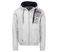 Geographical Norway Gotham Men, Sudadera con Capucha Hombre, Gris Clair,