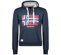 Geographical Norway Gpalm Men Sudadera con Capucha, Azul Marino, XXL para Hombre