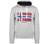 Geographical Norway Gpalm Men Sudadera con Capucha, Gris Claro, S para Hombre