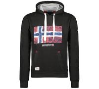 Geographical Norway Gpalm Men Sudadera con Capucha, Negro, XL para Hombre
