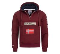 Geographical Norway Gymclass Men - Sudadera Hombre Con Capucha Bolsillo Canguro Para Hombres - Jersey sudaderas Manga Larga - Ropa para Hombre Primavera Verano Otoño Invierno (Burdeos XL)