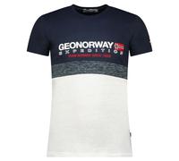 Geographical Norway Jdouble Men, Camisetas Hombre, Marine,