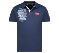 Geographical Norway Kancre Men - Polo Clásico Para Hombre - Camisa Casual Regular Clásica Hombres - Toda La Temporada Primavera Verano Otoño Invierno (MARINO L)