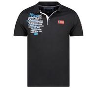Geographical Norway Kancre Men - Polo Clásico Para Hombre - Camisa Casual Regular Clásica Hombres - Toda La Temporada Primavera Verano Otoño Invierno (NEGRO XL)