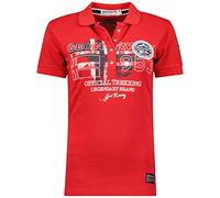 Geographical Norway Kerry Lady - Polo de algodón para Mujer - Regular Fit de Manga Corta - Camiseta clásica Transpirable para Mujer (Rojo S Talla 1)